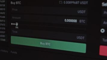 processo do comprando bitcoin. investindo dinheiro dentro criptomoeda. fazer conectados Forma de pagamento video