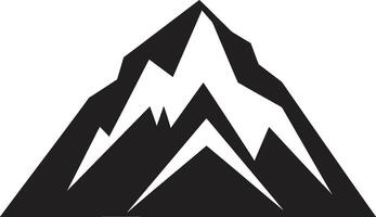 Majestic Range Iconic Mountain Image Ethereal Peaks Mountain Icon vector