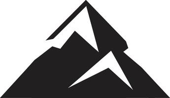 Awe Inspiring Altitude Mountain Symbol Natures Pinnacle Iconic Mountain Image vector