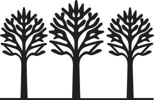 Symbolic Tree Crest Icon Rooted Elegance Logo Design vector