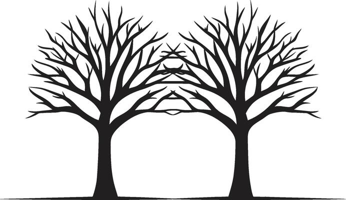 Organic Symbolism Tree Icon Branching Brand Tree Emblem Logo