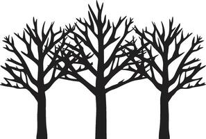 Verdant Vision Tree Icon Logo Design Iconic Canopy Tree Emblem vector