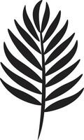 tropicana marca palma hojas icono diseño soleado brisa logo con palma hojas vector