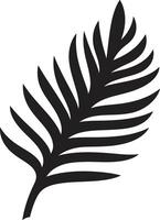 tropical vibraciones palma hojas logo icono palma refugio emblemático diseño vector