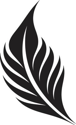 JungleWhisper Serene Leaf Logo TropicalBloom Stylish Palm Icon
