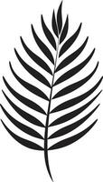 LeafyLabyrinth Complex Leaf Emblem PalmTranquil Serene Logo vector