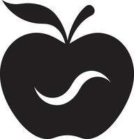 manzanagraffix elegancia en iconografía delicia roja artístico manzana emblema vector