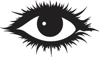 vistaopticagraffix elegante ojo símbolo vistaura dinámica visión icono vector