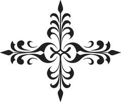 eterno adornos decorativo ornamental icono embellecido elegancia ornamental diseño logo vector