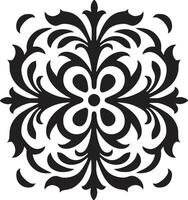 florido opulencia decorativo ornamental emblema intrincado florecer logo para ornamental diseño vector