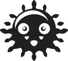 simpático virus preguntarse negro viral abrazo linda negro vector