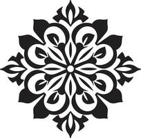 elegante ornamental toque negro elegante elegancia decorativo elemento vector