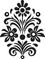 florido curvas decorativo emblema Exquisito complejidad emblema vector
