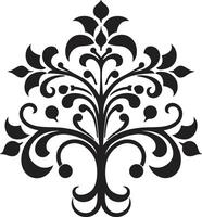 delicado maestría Clásico emblema emblema filigrana ensueño negro deco emblema vector