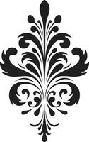 Timeless Intricacy Vintage Ornate Classics Filigree Emblem vector