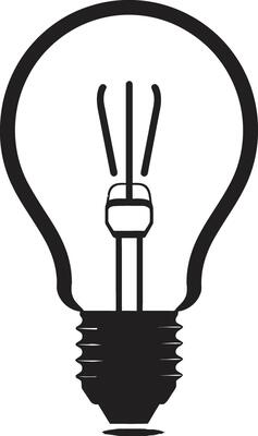 Elegant Radiance Black Bulb Mark Refined Shadows Black Bulb Concept
