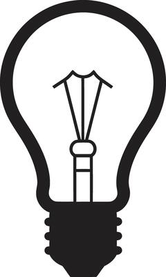 Sculpted Elegance Black Bulb Concept Radiant Shadows Black Bulb Symbol