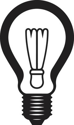 Modern Illumination Black Bulb Sleek Indulgence Black Cake