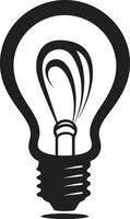 Glowing Perspectives Black Bulb Evolution Luminous Innovations Black Bulb Symbolism vector