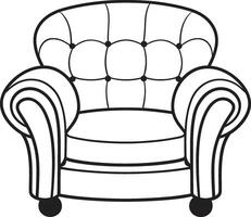 calmante asientos negro relajante silla simbólico representación minimalista felicidad negro silla emblemático marca vector