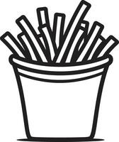 CrispyCrave ic French Fry FryFusion Dynamic Fries vector