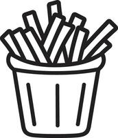 SpudStyle French Fry TaterTrove Dynamic Fry Emblem vector