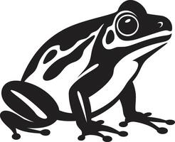 LeapLife Dynamic Frog Emblem AmphibianAura Frog Symbol vector