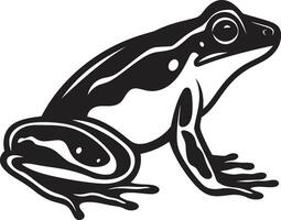 FroggieFocus Frog Symbol HoppyHaven Frog ic vector