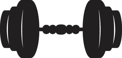 MuscleTitan Dumbbell MightyLift Robust Symbol vector