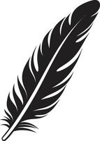 Aetherial Quill Floating Feather Soaring Symphony Feather Melody vector