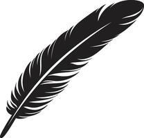 Skylark Serenity Floating Feather Symbol Soaring Spirit Bird Feather Emblem vector