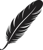 Aetherial Ascent Bird Feather Emblem Plume Panorama Avian vector