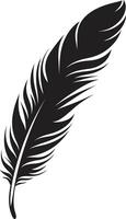 Feathered Rhapsody Soaring Emblem Winged Whispers Aerial Plume vector