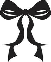 Symphony of Surprises Tied Elegance Emblem Tied Euphoria Bow Symphony vector