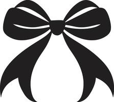 Bow of Bliss Gift Ribbon Symphony Ribbon Radiance Tied Surprise vector