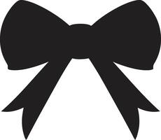 Celestial Serenity Tied Elegance Bow Bliss Surprise Symphony Emblem vector