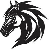 Thundering Hooves Charging Horse Celestial Charger Winged Horse Mascot vector