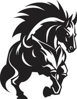 Pegasus Parade Winged Horse Noble Nicker Regal Horse Emblem vector