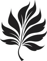 Wilderness Whisper Leaf Silhouette in Tranquil Trails Emblem with Leaf Silhouette vector