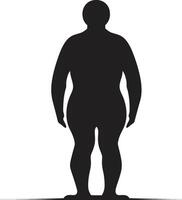 luchando grasa humano en 90 palabras en contra obesidad luchas dinámica determinación ic negro emblema para humano obesidad revolución vector