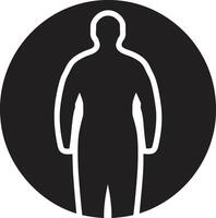 contornos de cambio negro ic líder el lucha en contra obesidad metamorfosis misión 90 palabra para humano obesidad transformación vector