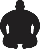 revitalizar negro ic emblema para obesidad conciencia en 90 palabras bienestar maravillas humano para obesidad intervención vector