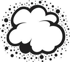 monocromo maravilla 80 palabras en popular cultura nube habla burbuja sinfonía arte pop negro con 80 palabras vector