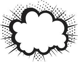 torbellino palabras dinámica cómic burbuja negrita globo ic arte pop habla nube emblema vector