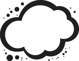 Ink Splash Bubble ic PopArt Comic Bold Balloon Lively Language Speech Cloud in vector