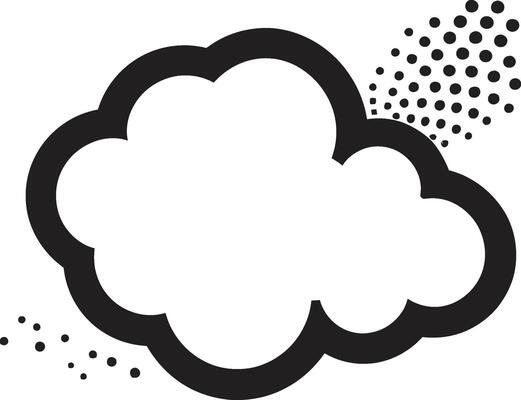 Retro Remark Dynamic Black Speech Bubble Emblem Expressive Exchange PopArt Comic Cloud