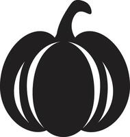 seductor otoño elegante negro calabaza cosecha matices negro ic calabaza vector