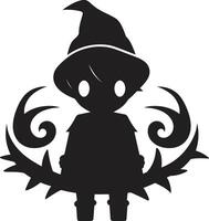 Fang tastically Cute Bat Halloween Giddy Ghostly Gnome Cute Halloween Character vector