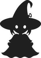 Furry Fiendish Friend Halloween Character Moonlit Magic Munchkin Cute Halloween Element vector