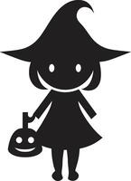 Witchy Web Wanderer Cute Halloween Fang tastically Cute Bat Halloween Character vector